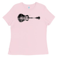 Bubblegum Pink Nature Guitar Ladies Tee - Bettercallsaul