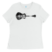 White Nature Guitar Ladies Tee - Bettercallsaul