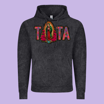Tata Lady Of Guadalupe Vintage Hoodie Designed By Jasminsmagicworld