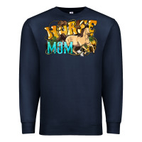 Navy Horse Mom Rope Premium Sweatshirt - HowdyJamesFarm