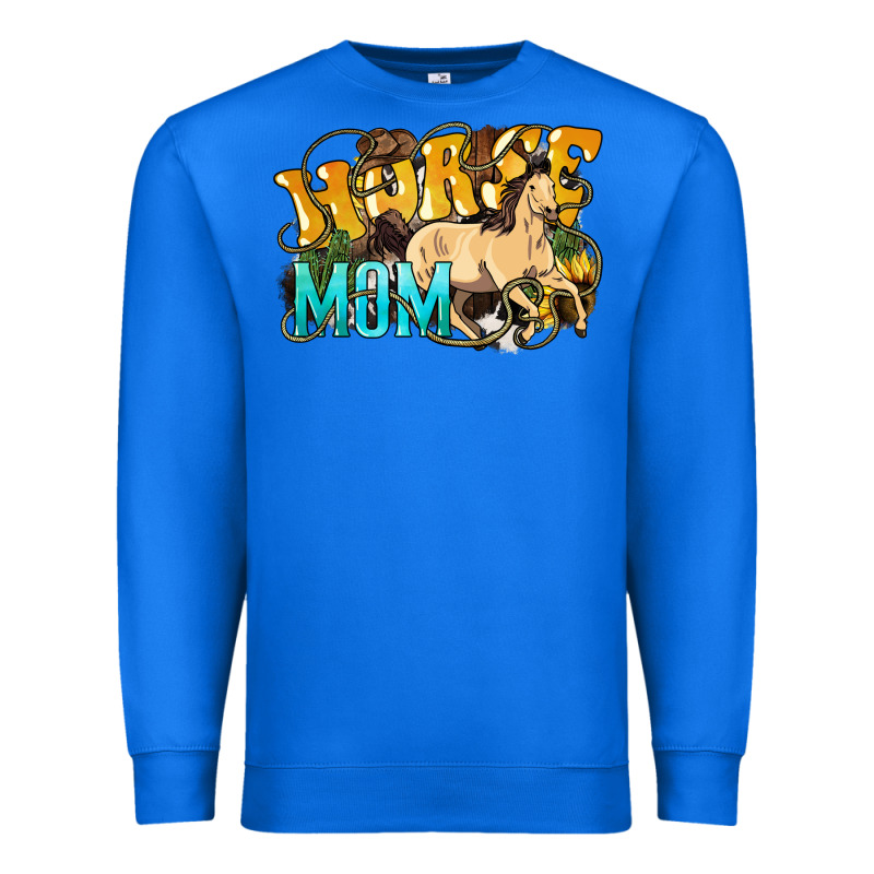 Horse Mom Rope Premium Sweatshirt by HowdyJamesFarm | Teevron