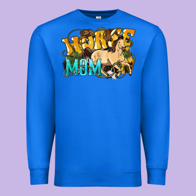 Horse Mom Rope Premium Sweatshirt Designed By Howdyjamesfarm