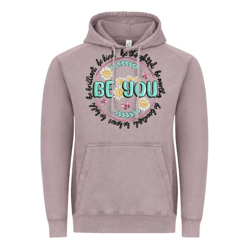 Be You Inspiration Vintage Hoodie by MaliasSmallBusiness | Teevron