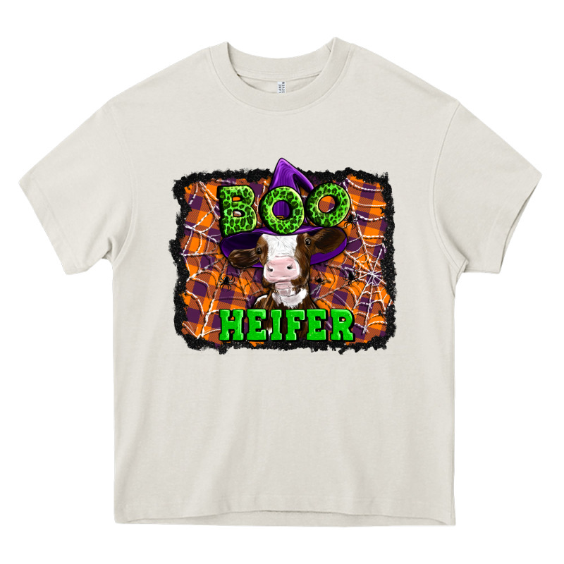 Boo Heifer Halloween Heavy Core Tee by Artiststas | Teevron