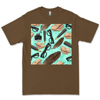 Cacao literature seamless pattern Premium Tee - BundleAndBundleShop