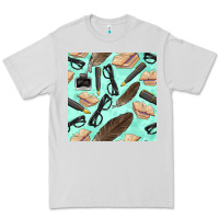 Dove Grey literature seamless pattern Premium Tee - BundleAndBundleShop