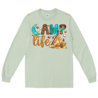 Matcha Camp Life Long Sleeve Tee - BundleAndBundleShop