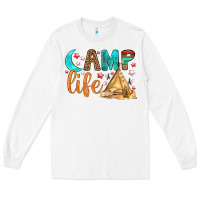 White Camp Life Long Sleeve Tee - BundleAndBundleShop