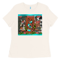 Bone easter bunny's leopard cowhide cactus Ladies Tee - JahusDesignShop