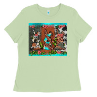 Matcha easter bunny's leopard cowhide cactus Ladies Tee - JahusDesignShop