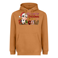 Meerkat all want for christmas is a cow Heavyweight Hoodie - CowGirlArtShop