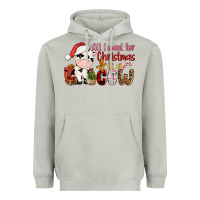 Moon Dust all want for christmas is a cow Heavyweight Hoodie - CowGirlArtShop