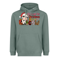 Sage all want for christmas is a cow Heavyweight Hoodie - CowGirlArtShop
