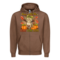 Chestnut Pray Till The Cows Come Home Zipper Hoodie - texasbilliewilder