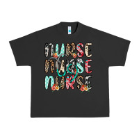 Pigment Black nurse nurse nurse Urban Heavy Tee - NancyCooperArtShop