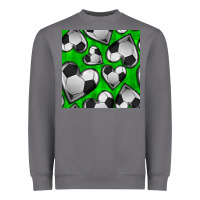 Storm soccer hearts seamless pattern Heavyweight Sweatshirt - BundleAndBundleShop