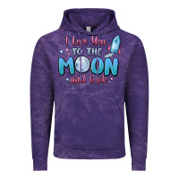 Cloud Purple i love you to the moon and back Vintage Hoodie - MaliasSmallBusiness