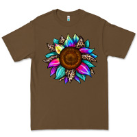Cacao sunflower tie dye Premium Tee - JahusDesignShop