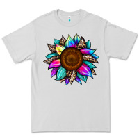 Dove Grey sunflower tie dye Premium Tee - JahusDesignShop