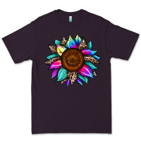 Plum sunflower tie dye Premium Tee - JahusDesignShop