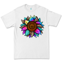 White sunflower tie dye Premium Tee - JahusDesignShop