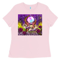 Bubblegum Pink stay witchy tumbler Ladies Tee - BundleAndBundleShop