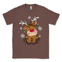 Chestnut Christmas reindeer Classic Tee - MaliasSmallBusiness