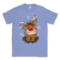Colony Blue Christmas reindeer Classic Tee - MaliasSmallBusiness