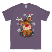 Lavender Christmas reindeer Classic Tee - MaliasSmallBusiness
