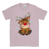 Lilac Christmas reindeer Classic Tee - MaliasSmallBusiness