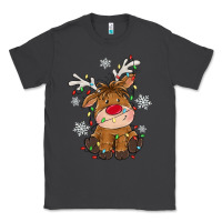Smoke Christmas reindeer Classic Tee - MaliasSmallBusiness