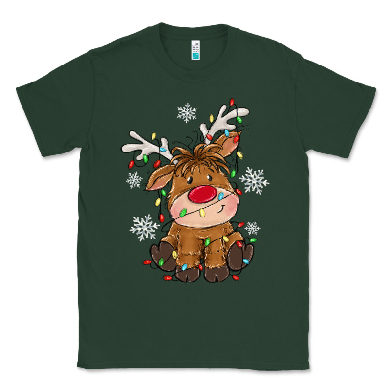 Christmas Reindeer Classic Tee by MaliasSmallBusiness | Teevron