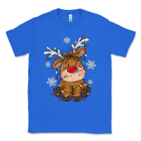 True Royal Christmas reindeer Classic Tee - MaliasSmallBusiness