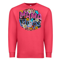 Cardinal Mama vibes Mother's Day Premium Sweatshirt - CowGirlArtShop