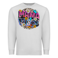 Dove Grey Mama vibes Mother's Day Premium Sweatshirt - CowGirlArtShop