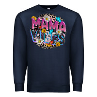 Navy Mama vibes Mother's Day Premium Sweatshirt - CowGirlArtShop
