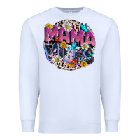White Mama vibes Mother's Day Premium Sweatshirt - CowGirlArtShop