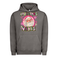 Pigment Tornado Pink Christmas Vibes Santa Urban Hoodie - FaDigitalArtStudio