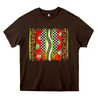 Chocolate Brown race brushstrokes Heavy Core Tee - AdoDesignShop