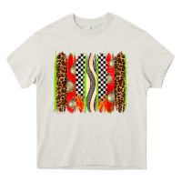 Cream race brushstrokes Heavy Core Tee - AdoDesignShop