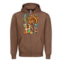 Chestnut Love Turkey Thanksgiving Zipper Hoodie - texasbilliewilder