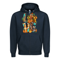 Navy Love Turkey Thanksgiving Zipper Hoodie - texasbilliewilder