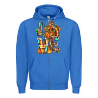 True Royal Love Turkey Thanksgiving Zipper Hoodie - texasbilliewilder