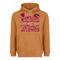 Meerkat Love kisses Valentine wishes Valentine's Day Heavyweight Hoodie - HowdyJamesFarm