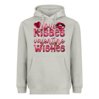 Moon Dust Love kisses Valentine wishes Valentine's Day Heavyweight Hoodie - HowdyJamesFarm