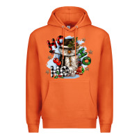 Carrot ho ho ho snowman gnome Premium Hoodie - CowGirlArtShop