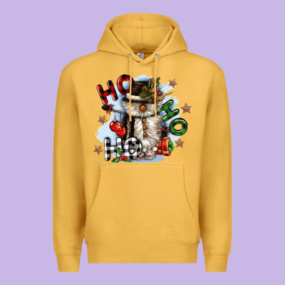 Ho Ho Ho Snowman Gnome Premium Hoodie Designed By Cowgirlartshop