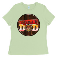 Matcha firefighter coasters Ladies Tee - AdoDesignShop
