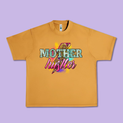 Mother Hustler Lightning Bolt Urban Heavy Tee Designed By Nancycooperartshop