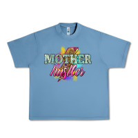 Pebble Blue mother hustler lightning bolt Urban Heavy Tee - NancyCooperArtShop